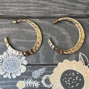 Gold-tone Hoop Earrings